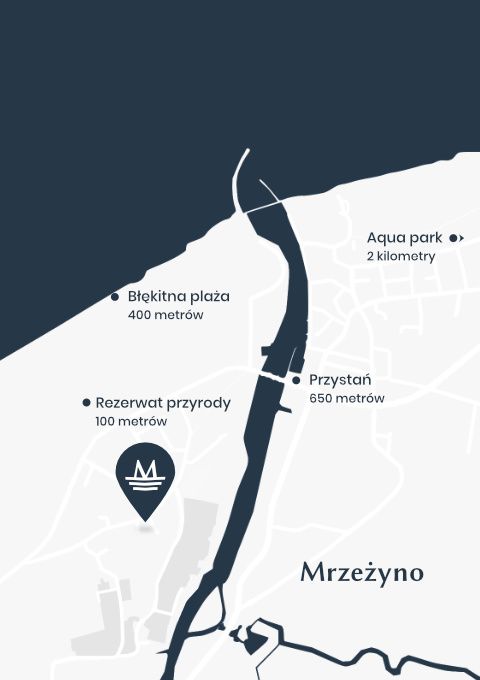 mapa Mrzeżyna